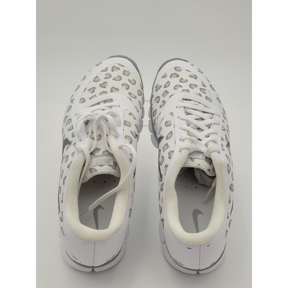 Nike Free Run 5.0 Womens Sz 12 White Wolf Grey Pure Platinum Blanc Snow Leopard - Picture 3 of 8